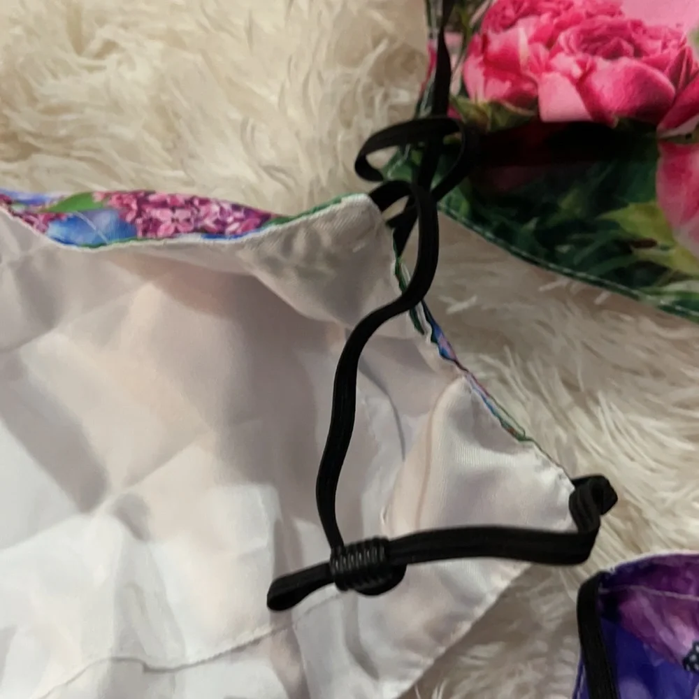 New set/3 butterfly face masks